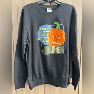 Black Graphic Sweatshirt